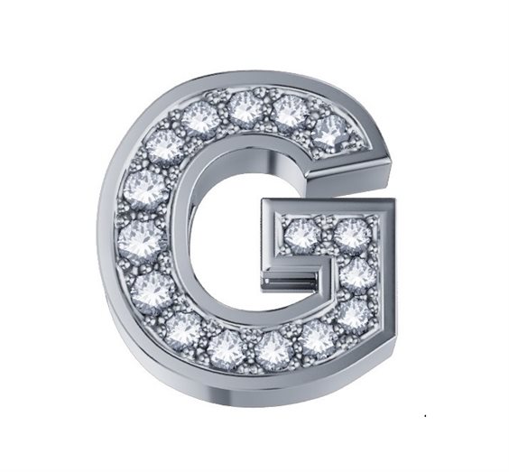 Charm Elements in Oro bianco Diamante 0.02 Ct DCHF3319G.002 - DCHF3319G.002